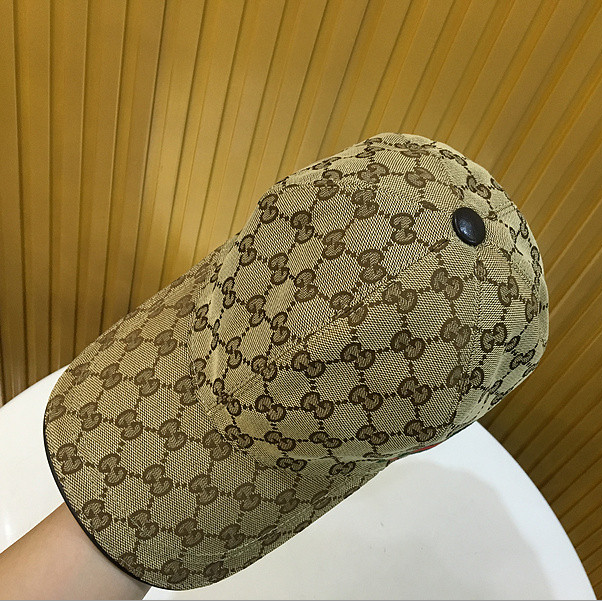 Gucci Original GG Canvas Baseball Hat With Web - EUR FASHION