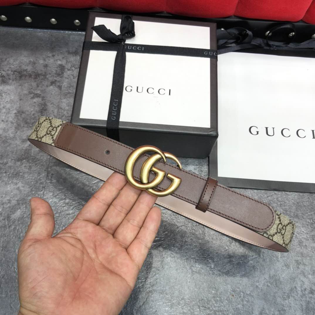 Gucci GG Belt With Double G Buckle - EUR FASHION