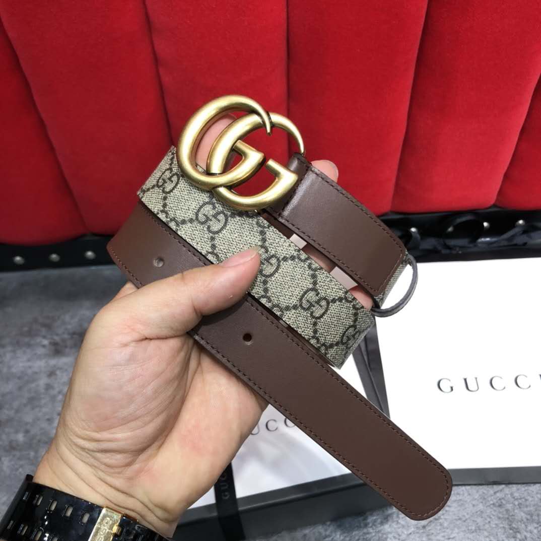 Gucci GG Belt With Double G Buckle - EUR FASHION