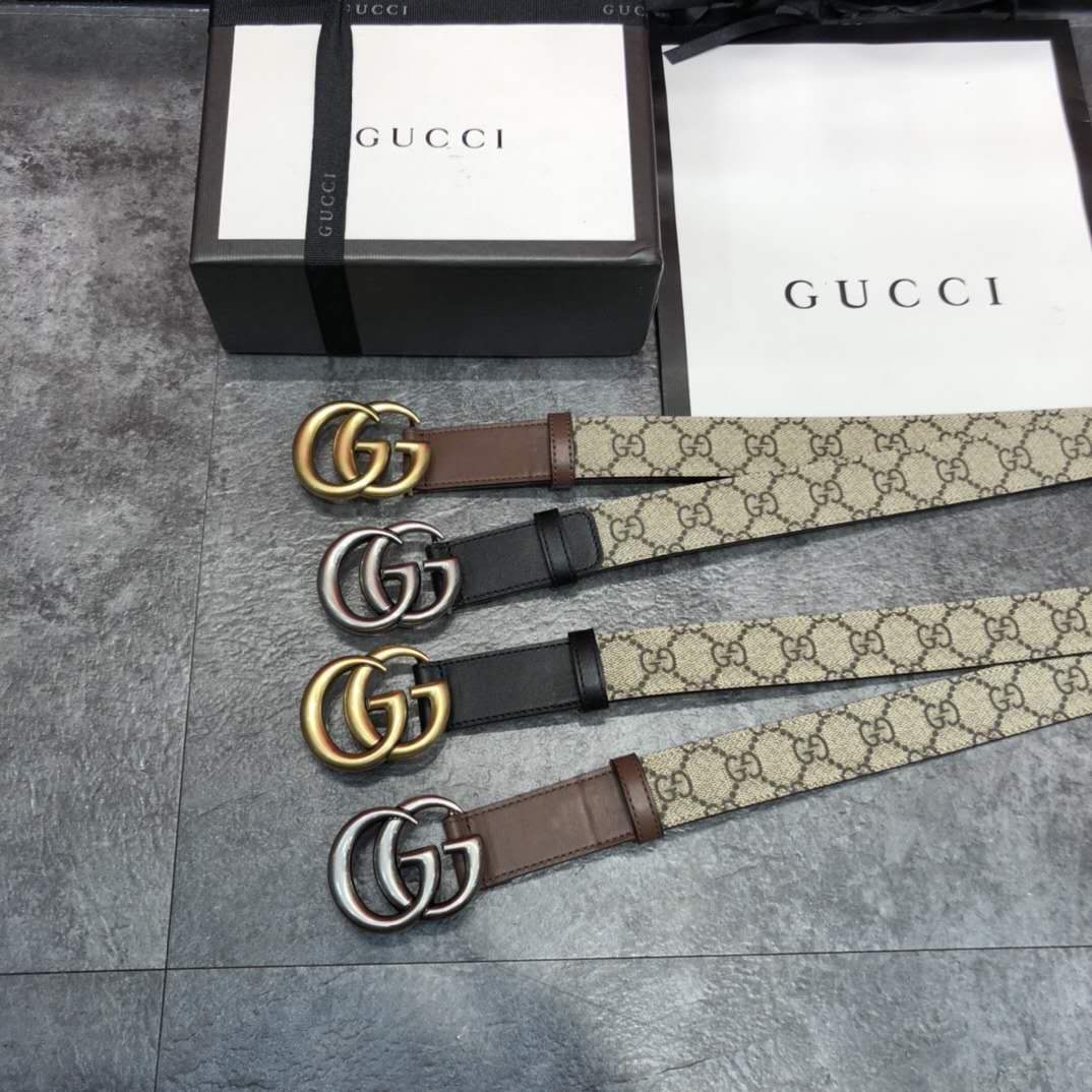 Gucci GG Belt With Double G Buckle - EUR FASHION