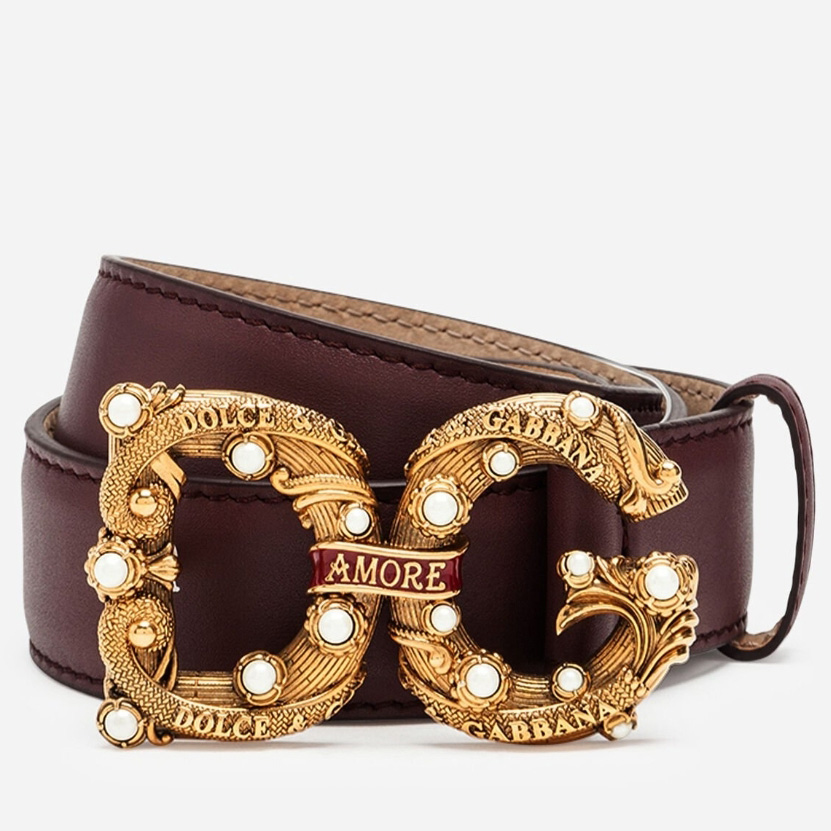 Dolce & Gabbana Belt with DG Buckle - EUR FASHION