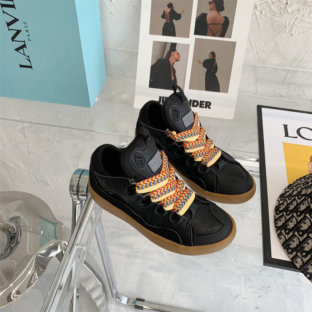 Lanvin Curb Sneaker In Black - EUR FASHION