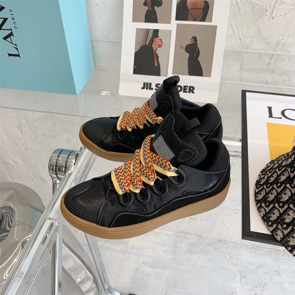 Lanvin Curb Sneaker In Black - EUR FASHION