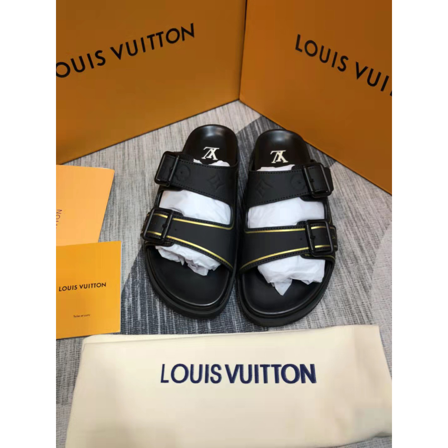 Louis Vuitton Monogram Sandals - EUR FASHION