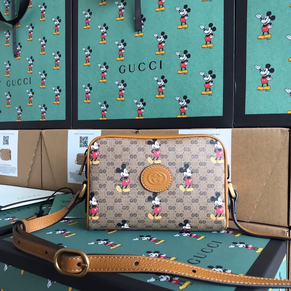 Gucci  GG Mickey  Shoulder Bag(17.5/12/5CM) - EUR FASHION