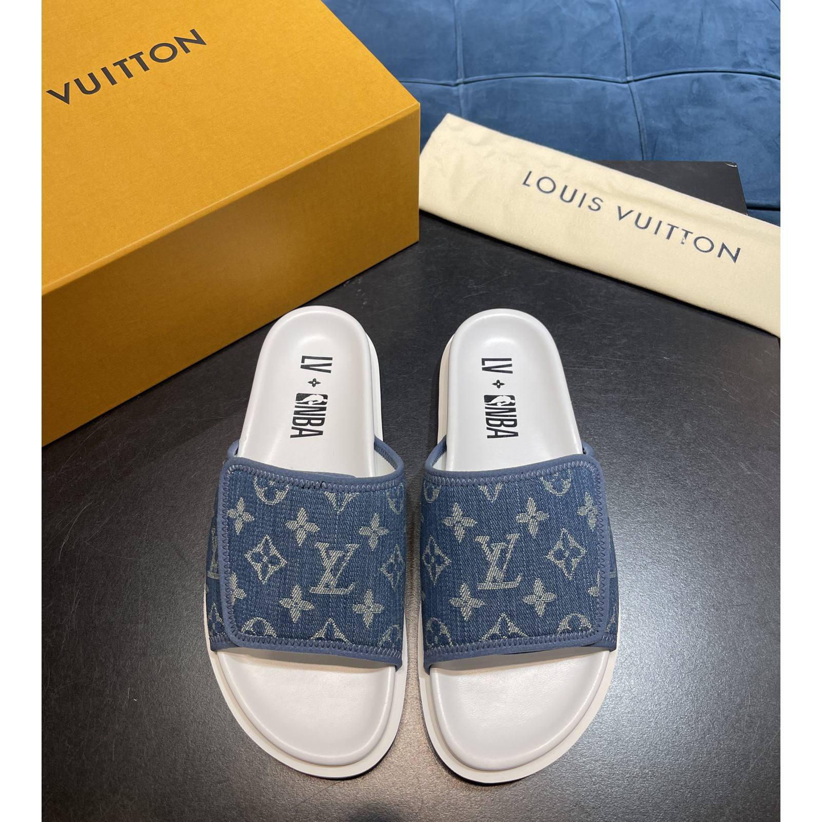 Louis Vuitton x NBA Monogram Slipper - EUR FASHION