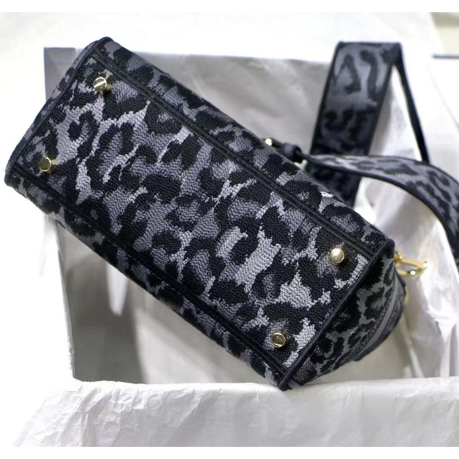 Dior Leopard Print Lady Bag（24-20-11CM） - EUR FASHION