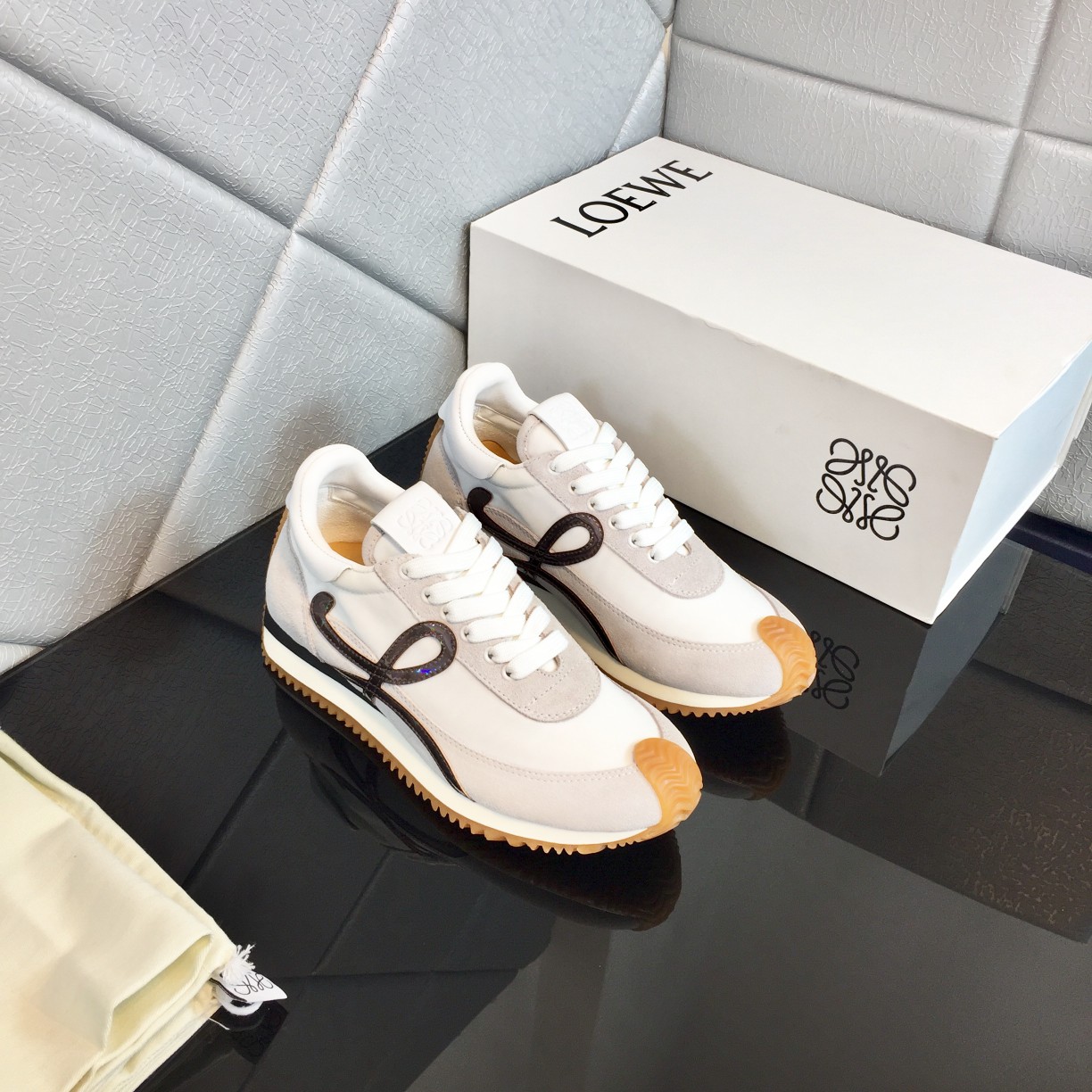 Loewe Flow Runner In Calfskin - EUR FASHION