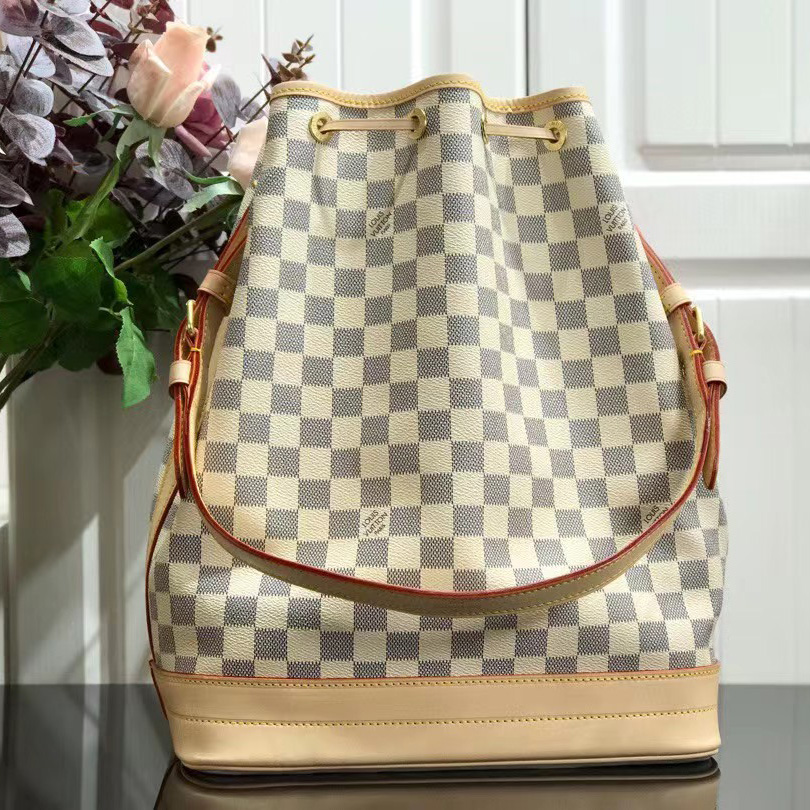 Louis Vuitton Damier Ebene Neonoe MM Safran (27.5-36-20cm) - EUR FASHION