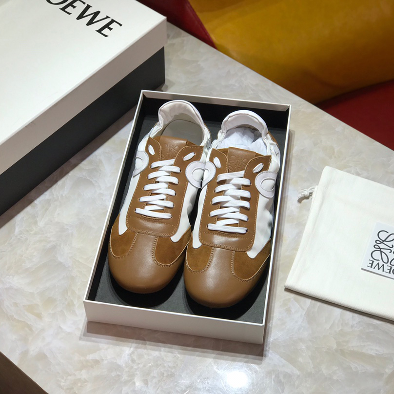 Loewe Ballet Runner In Nylon And Calfskin - EUR FASHION