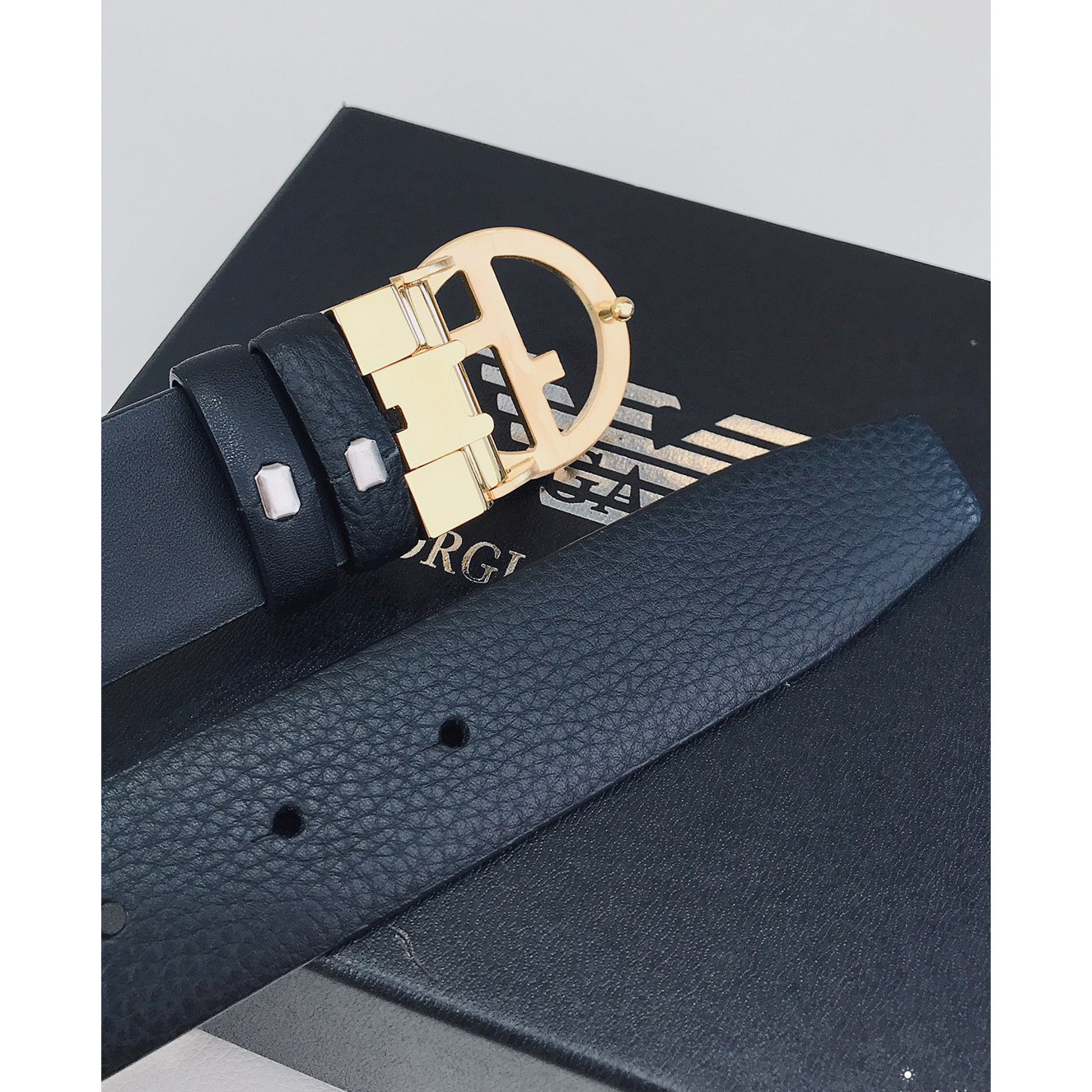 Armani Reversible Leather Belt  35mm - EUR FASHION