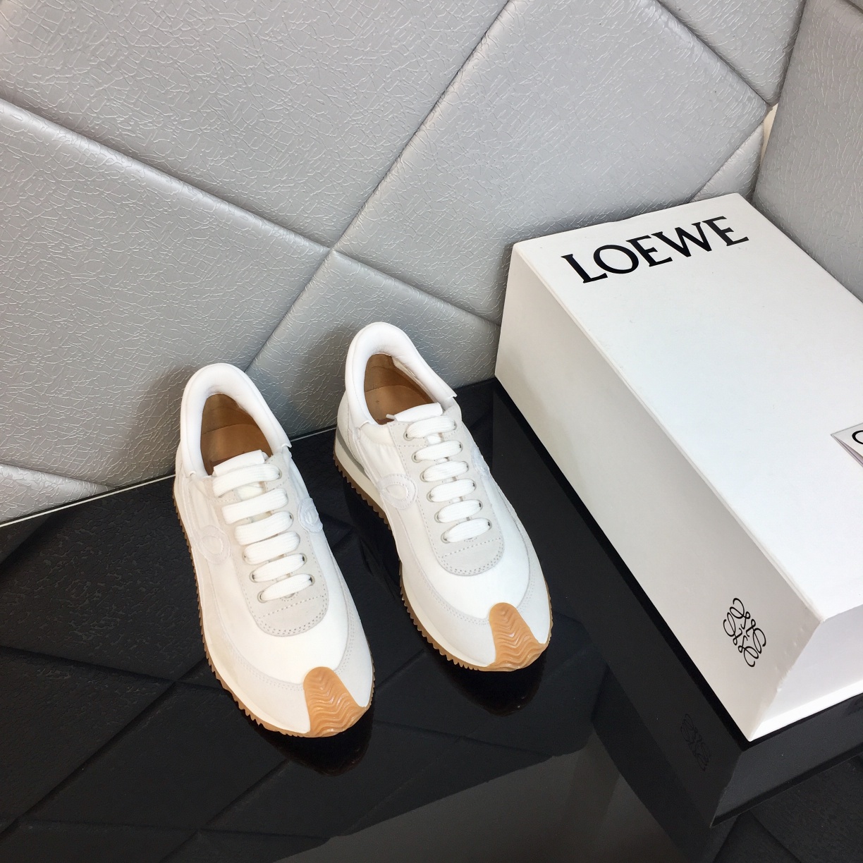 Loewe Flow Runner In Calfskin - EUR FASHION