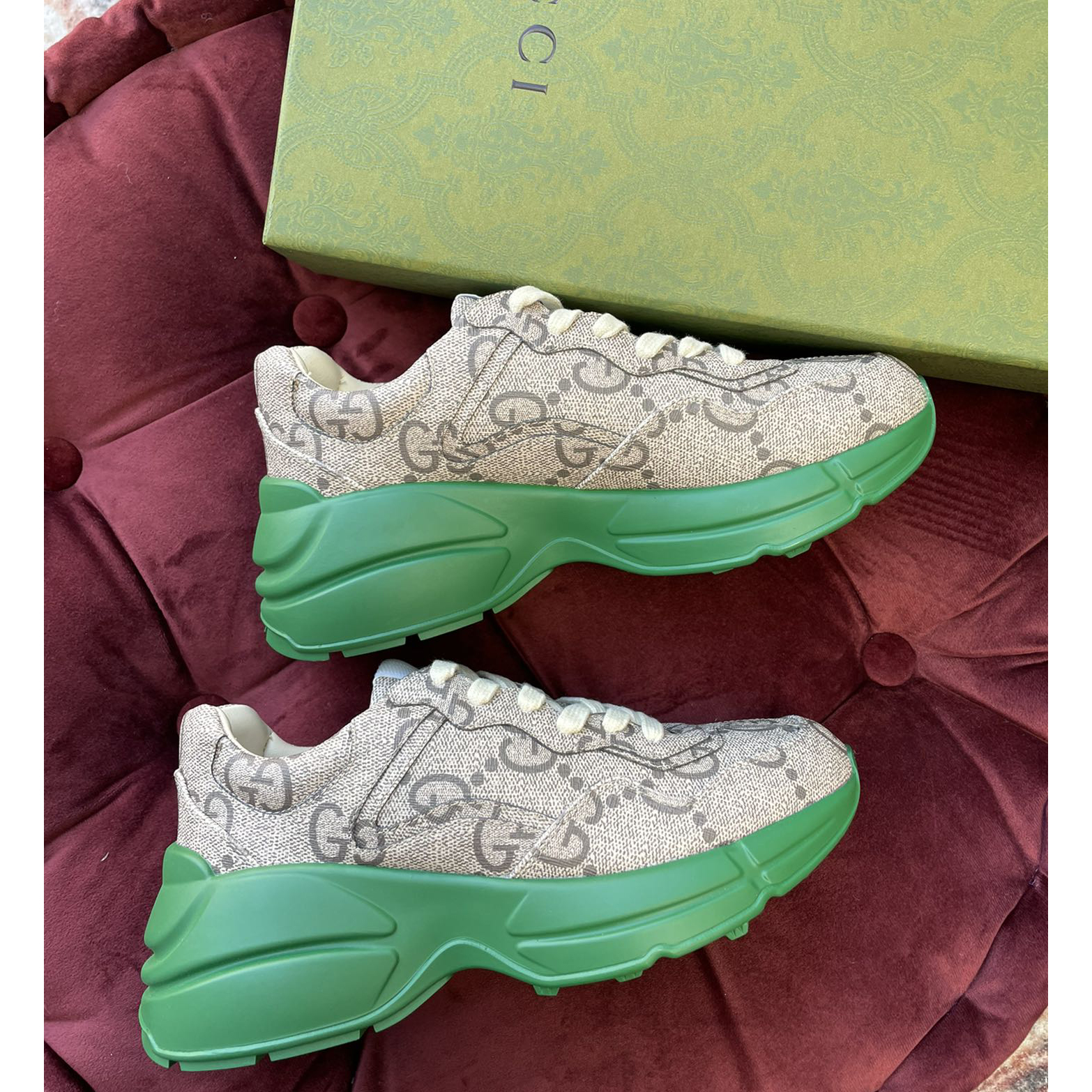 Gucci 100 Special Series Rhyton Sneakers - EUR FASHION