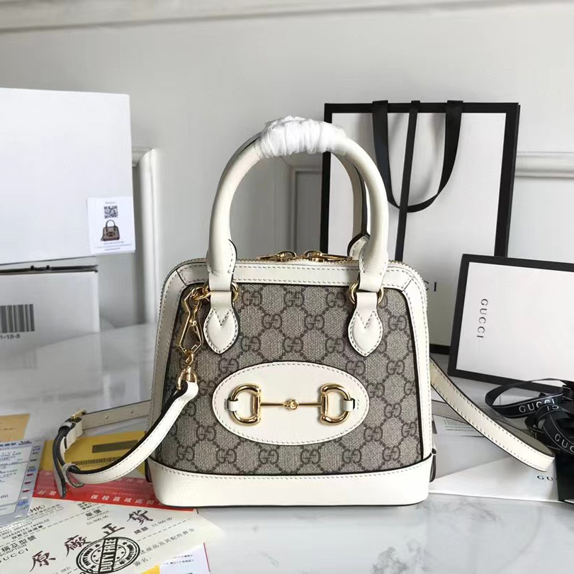 Gucci GG Horsebit 1955 Mini Handle Bag（20-19.5-7.5CM） - EUR FASHION