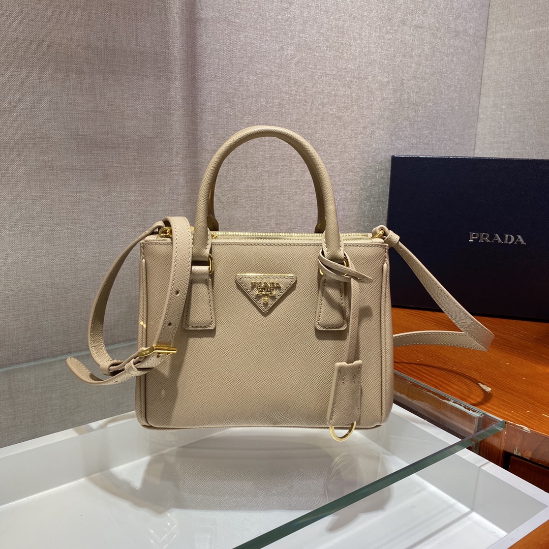 Prada Galleria Saffiano Leather Micro-Bag(20-14.5-9.5cm)   1BA906 - EUR FASHION