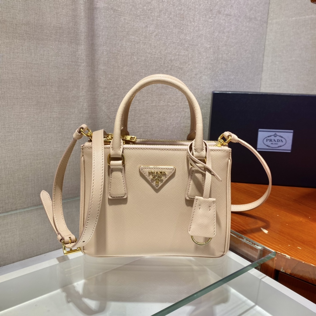 Prada Galleria Saffiano Leather Micro-Bag(20-14.5-9.5cm)   1BA906 - EUR FASHION