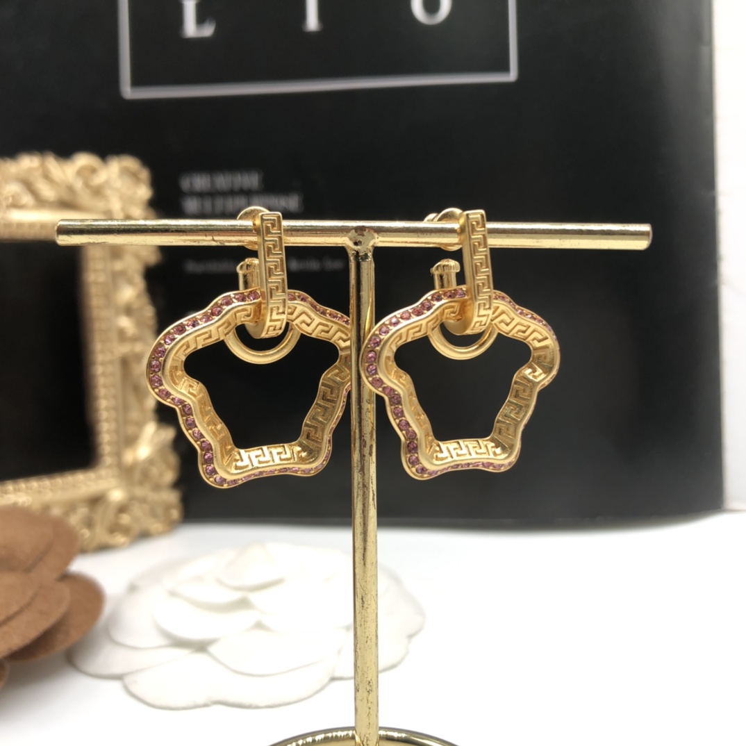 Versace La Medusa Curve Earrings - EUR FASHION