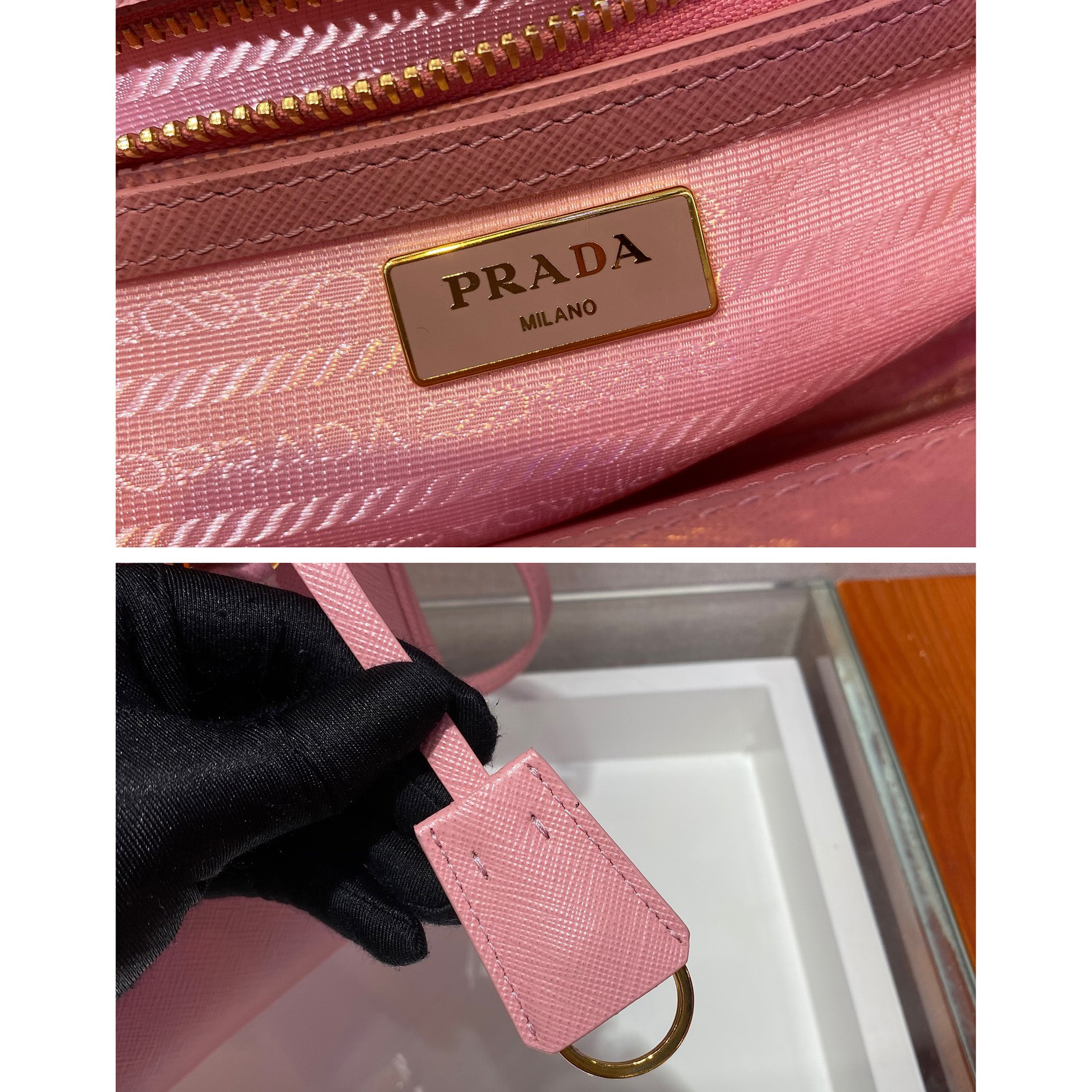 Prada Galleria Saffiano Leather Micro-Bag(20-14.5-9.5cm)   1BA906 - EUR FASHION