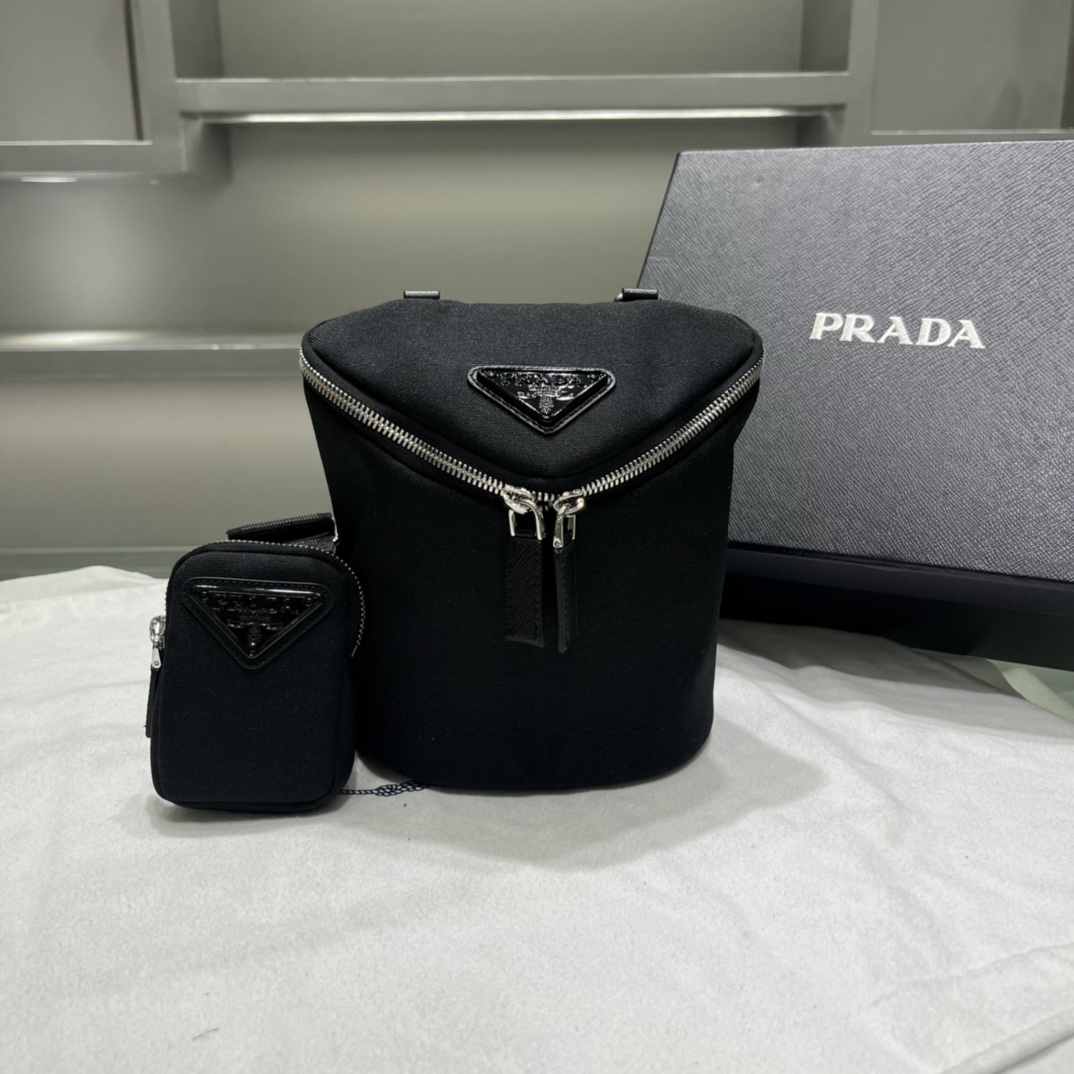 Prada Re-Nylon And Leather Shoulder Bag - EUR FASHION