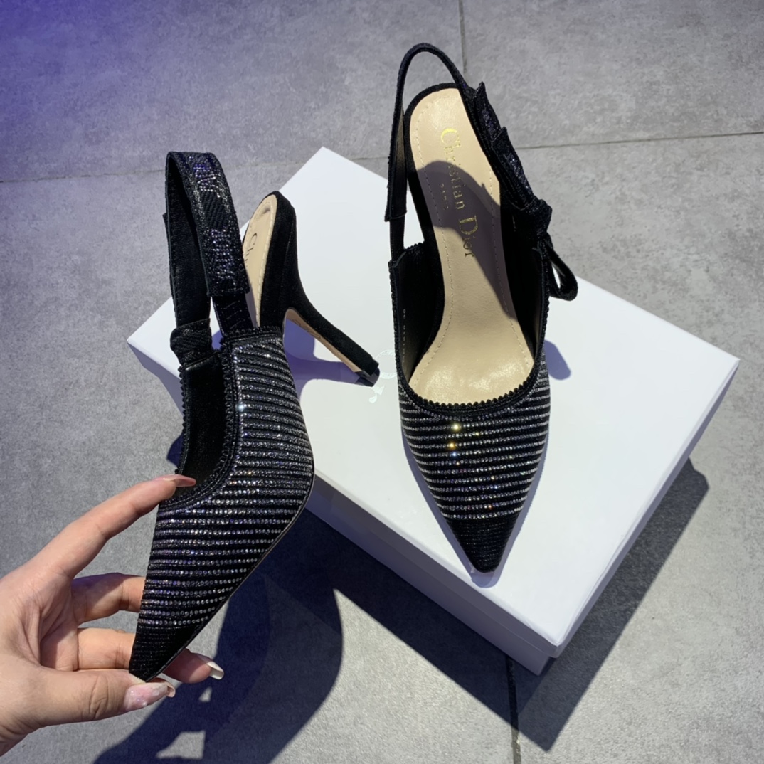 Dior J'Adior Slingback Pump With Heel Height Of 9.5cm - EUR FASHION