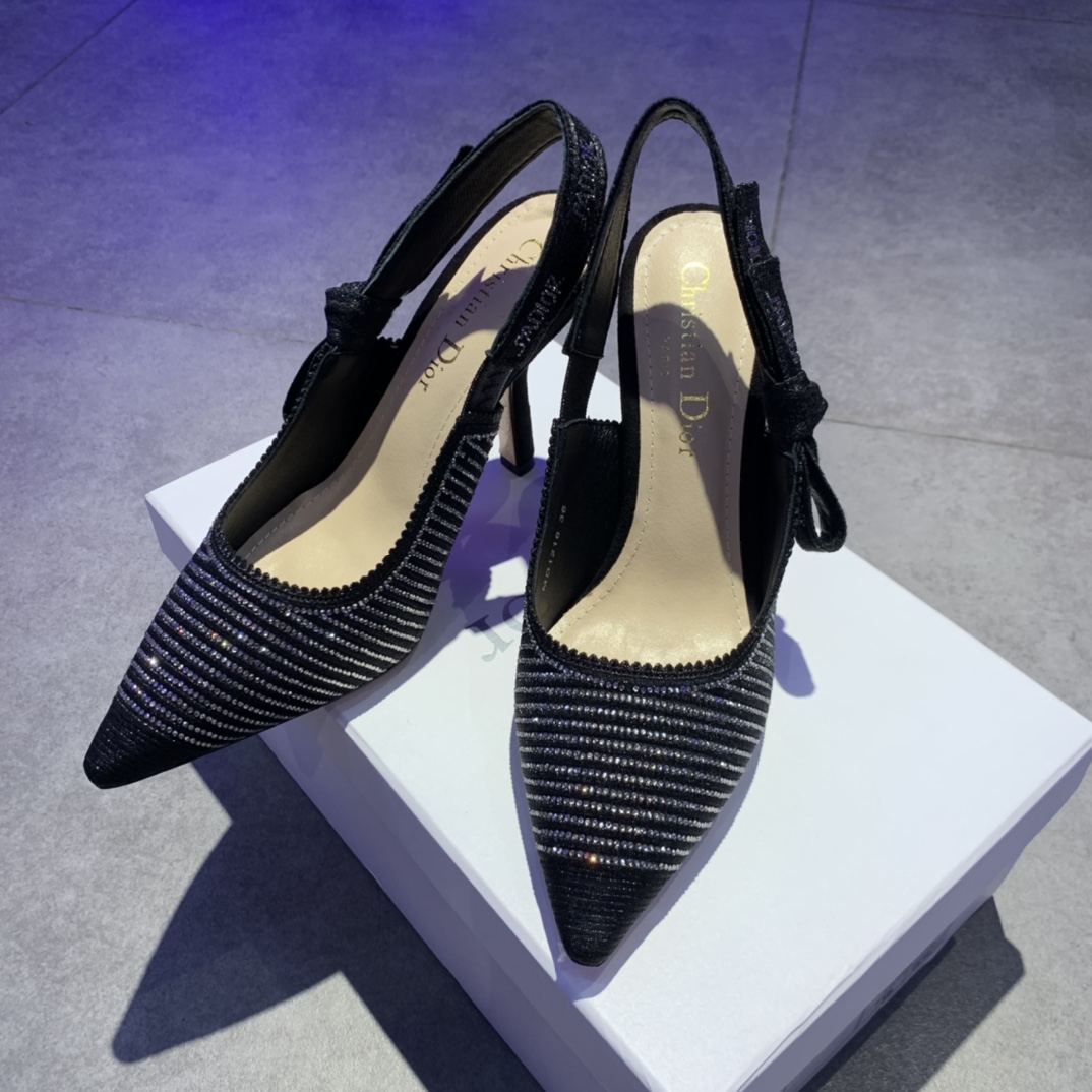 Dior J'Adior Slingback Pump With Heel Height Of 9.5cm - EUR FASHION