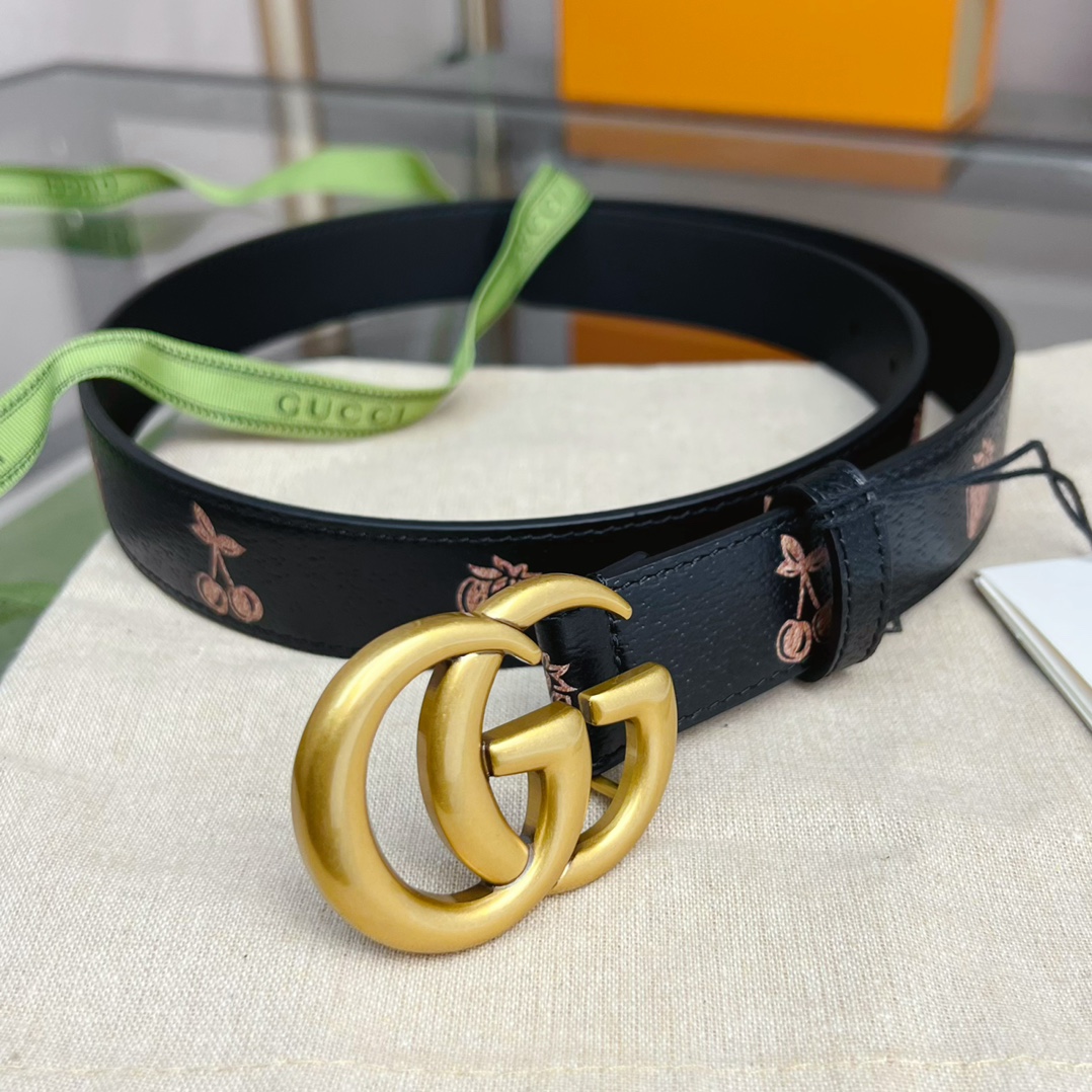 Gucci  GG Marmont Thin Belt - EUR FASHION