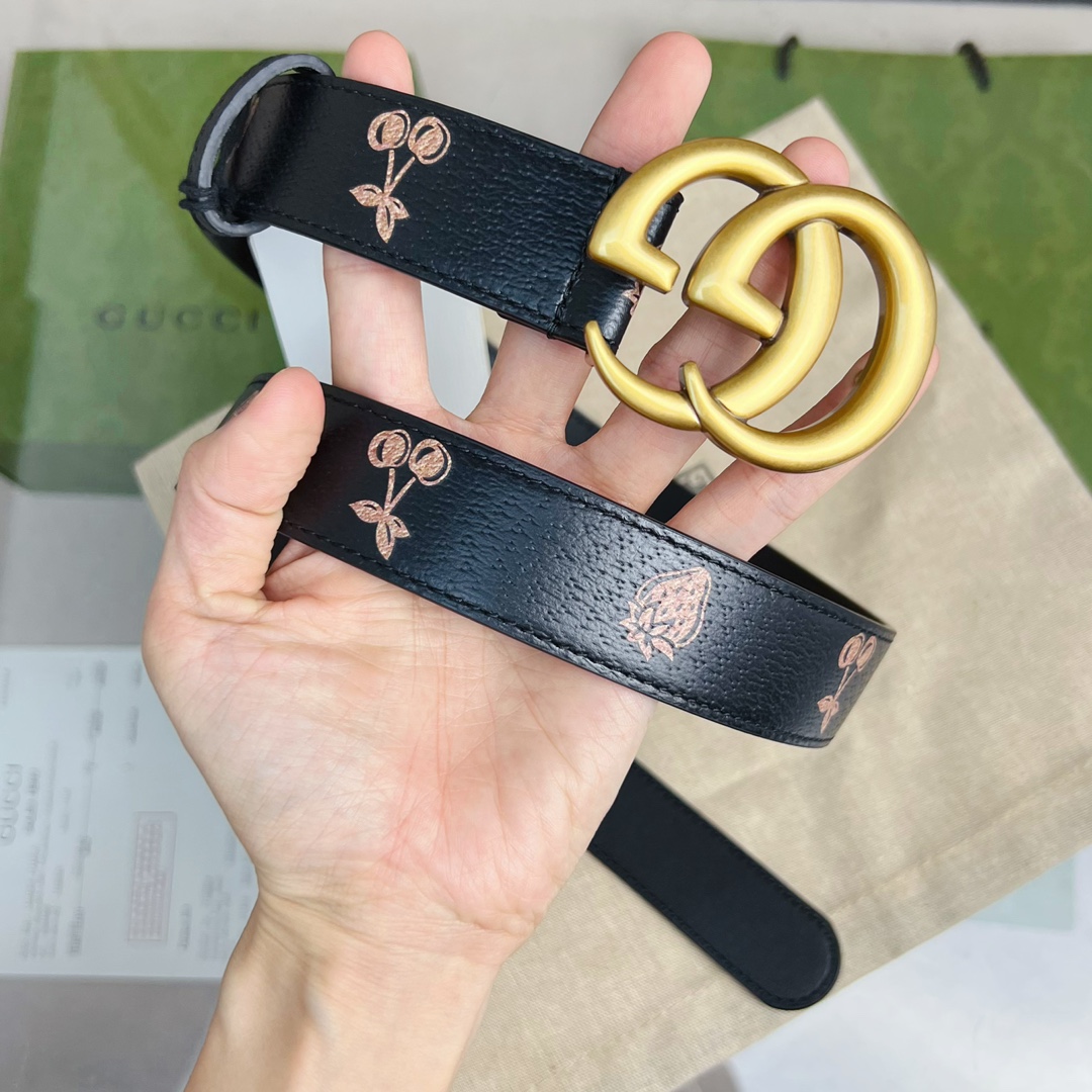 Gucci  GG Marmont Thin Belt - EUR FASHION