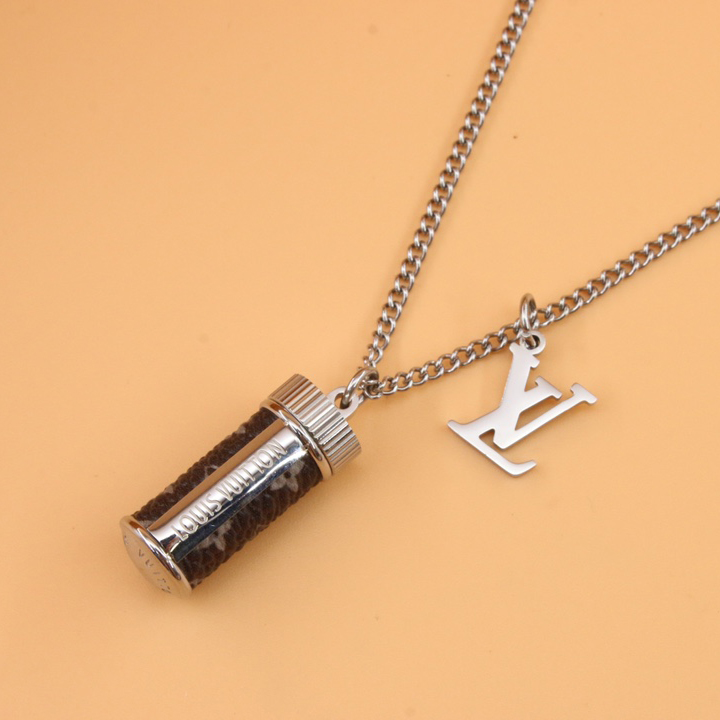 Louis Vuitton Monogram Eclipse Charms Necklace    M63641 - EUR FASHION