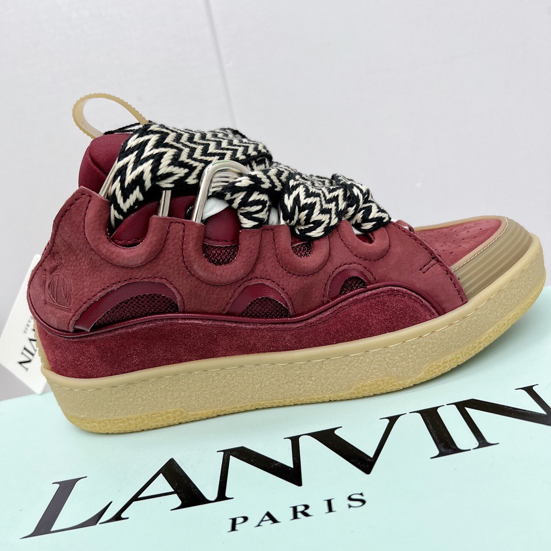 Lanvin Leather Curb Sneaker - EUR FASHION