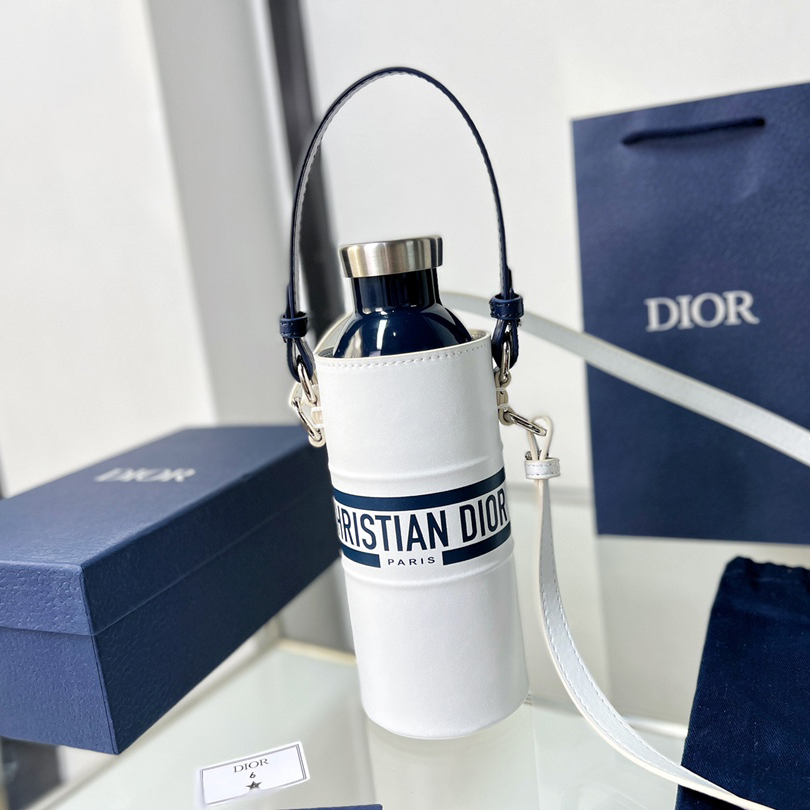 Dior Vibe Bottle Holder White Calfskin - EUR FASHION