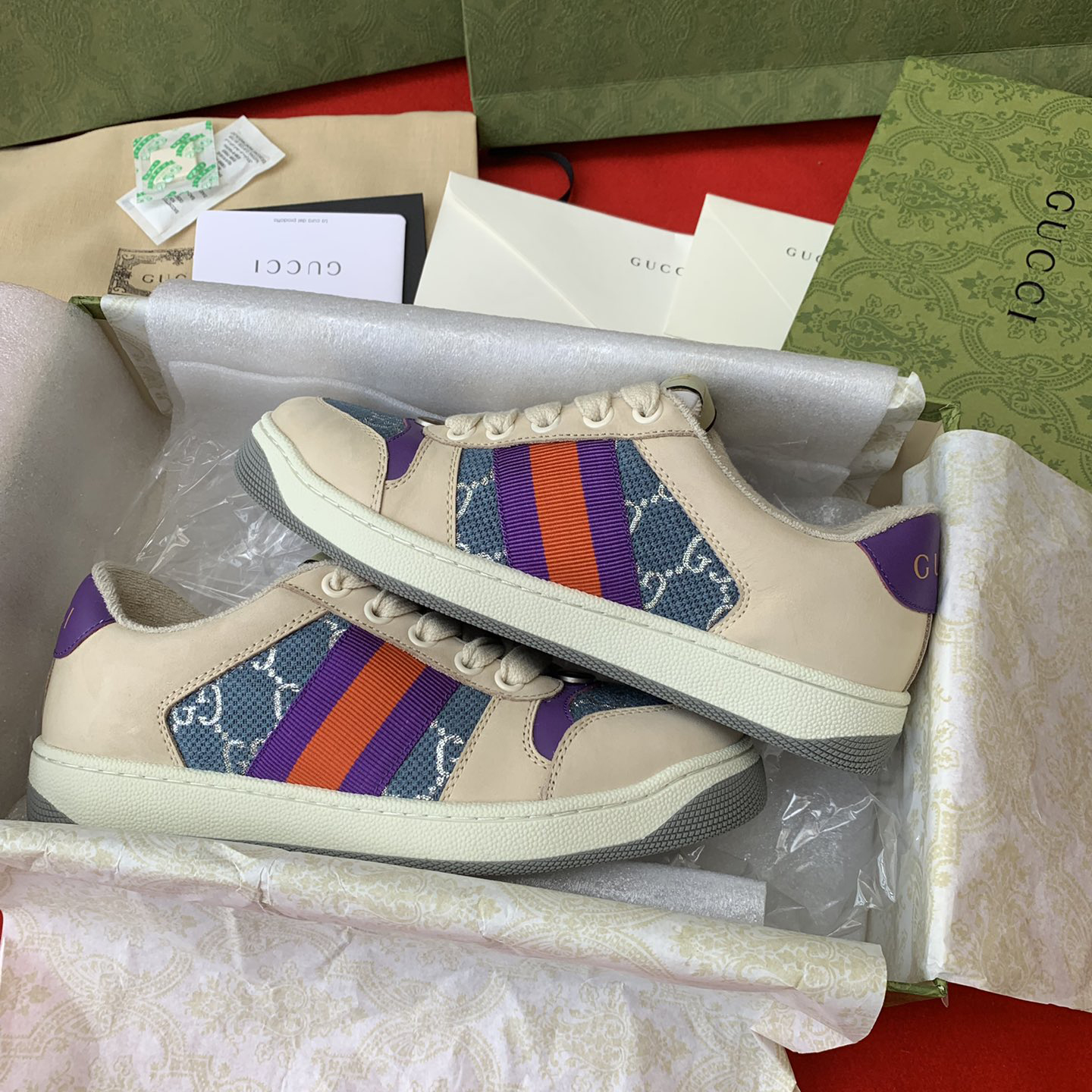 Gucci women's & Men's Screener Sneaker With We - EUR FASHION