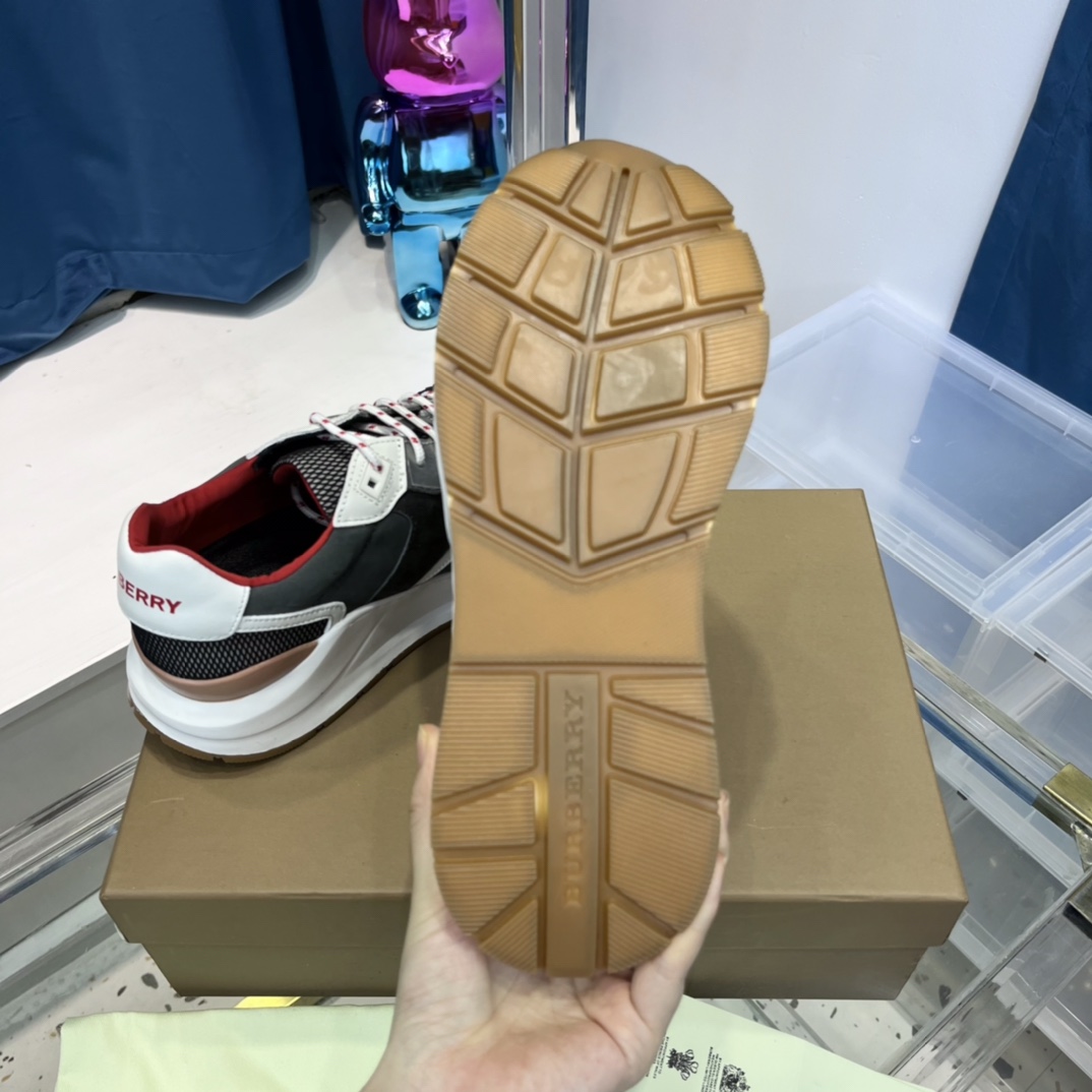 Burberry Cotton Sneakers - EUR FASHION