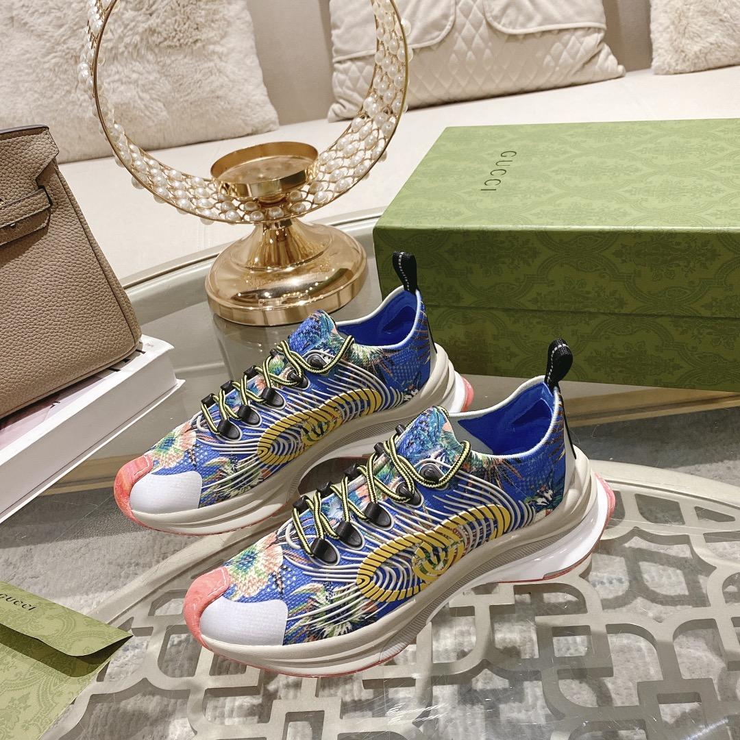 Gucci Run Floral Sneaker(Upon UK size) - EUR FASHION