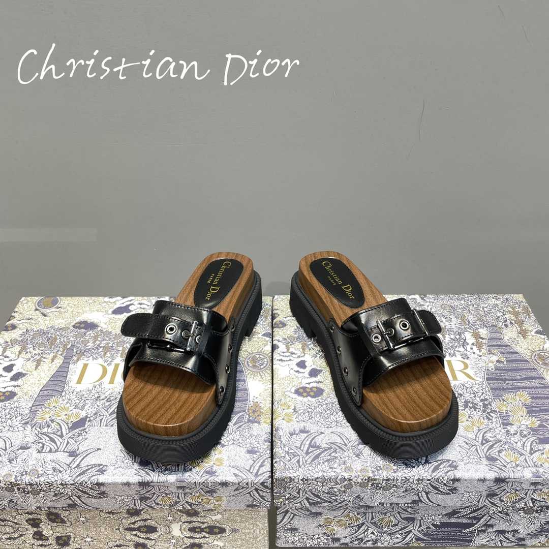 Dior Diorquake Strap Slide - EUR FASHION