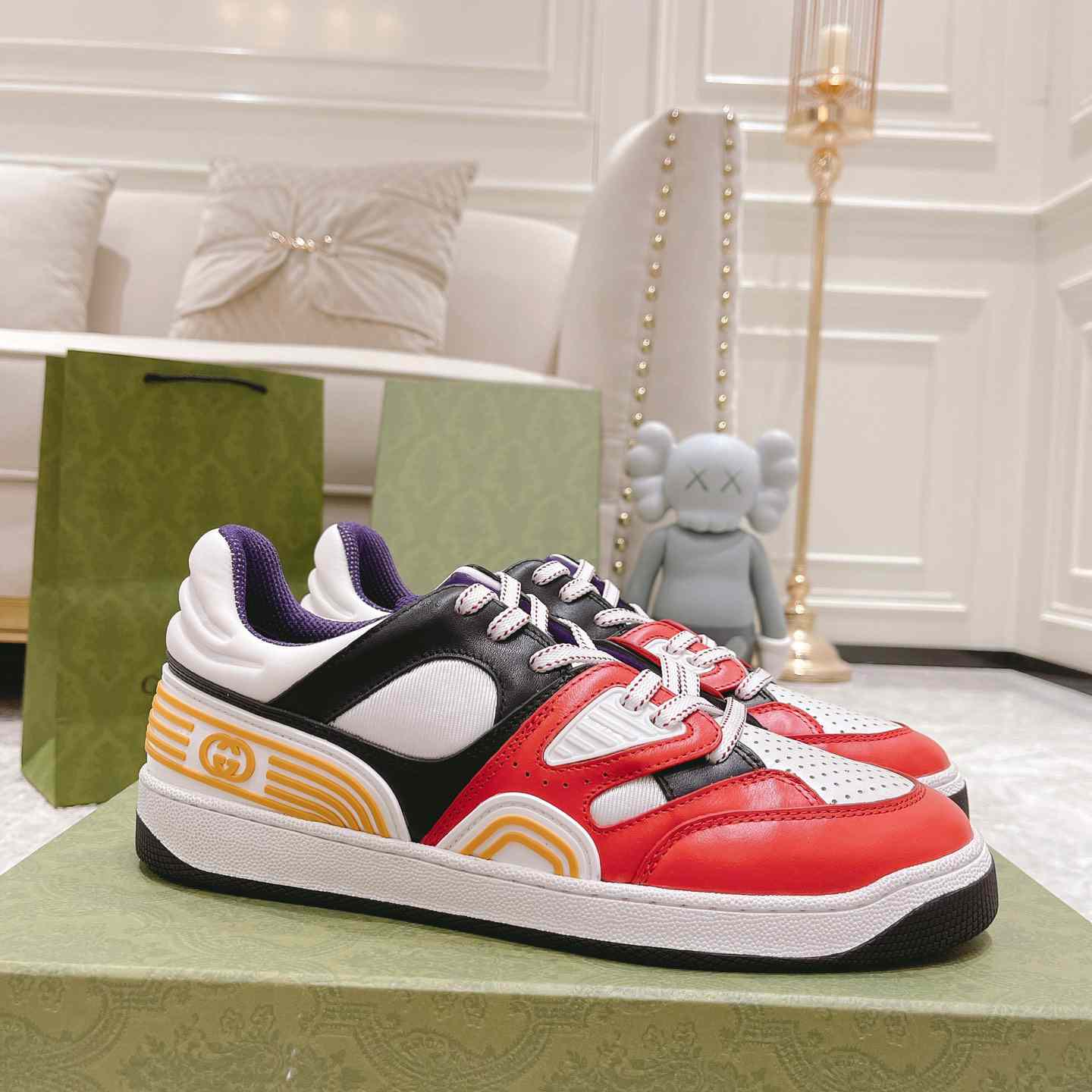 Gucci Basket Sneaker With lnterlocking G  - EUR FASHION