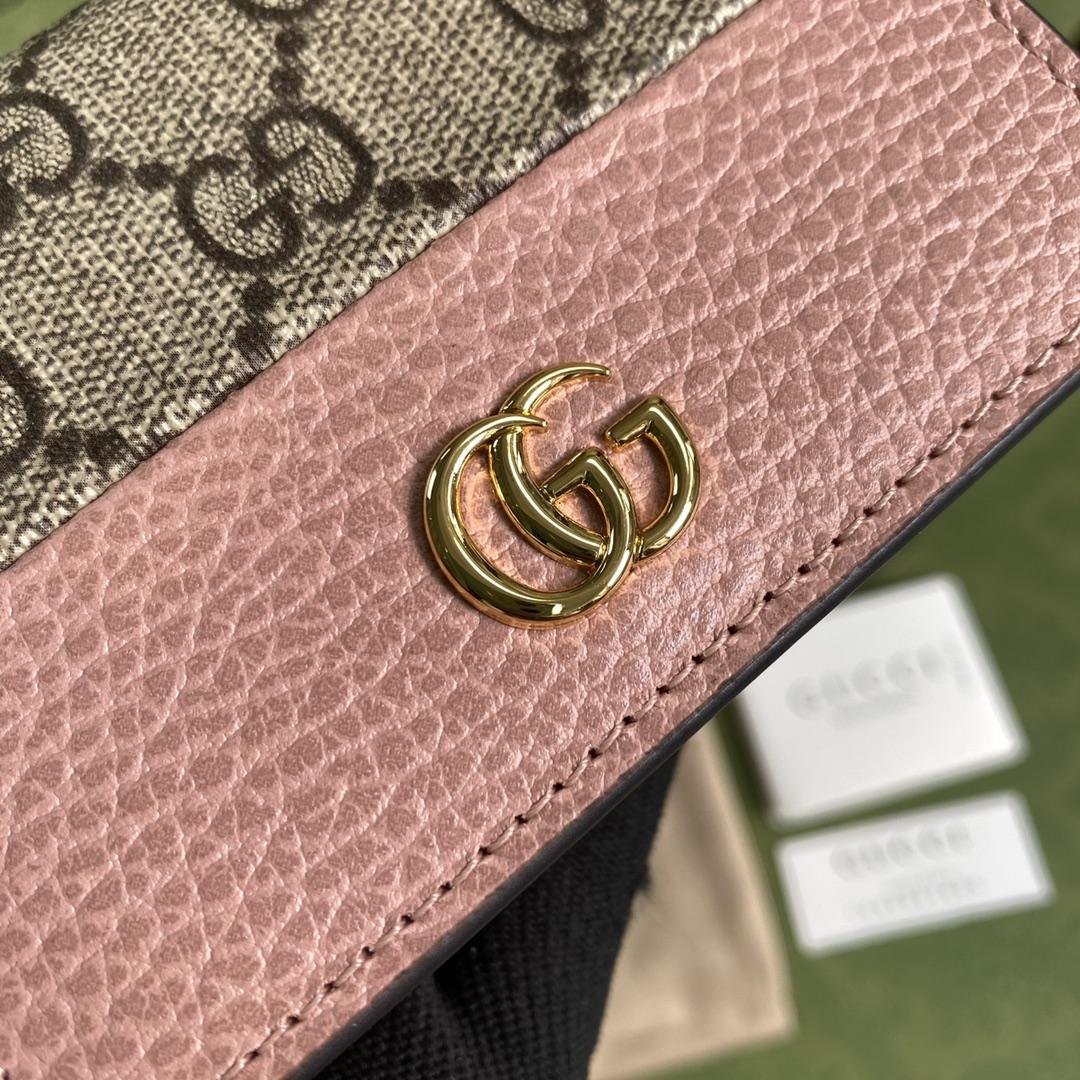 Gucci GG Marmont Card Case Wallet(11-9-3cm)    - EUR FASHION