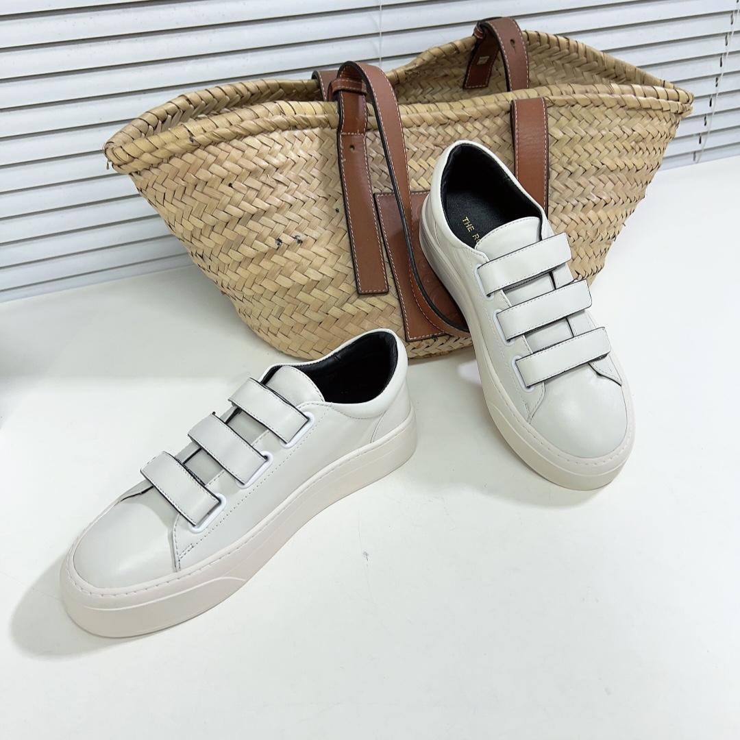 The Row Dean Strappy Sneaker In Leather - EUR FASHION