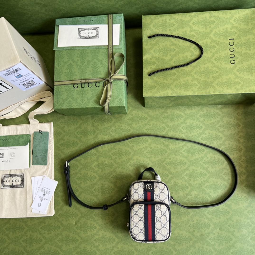 Gucci Ophidia GG Mini Bag(12-16-7cm)   - EUR FASHION
