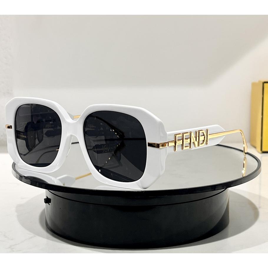 Fendi Fendigraphy Transparent Gray Acetate Sunglasses - EUR FASHION