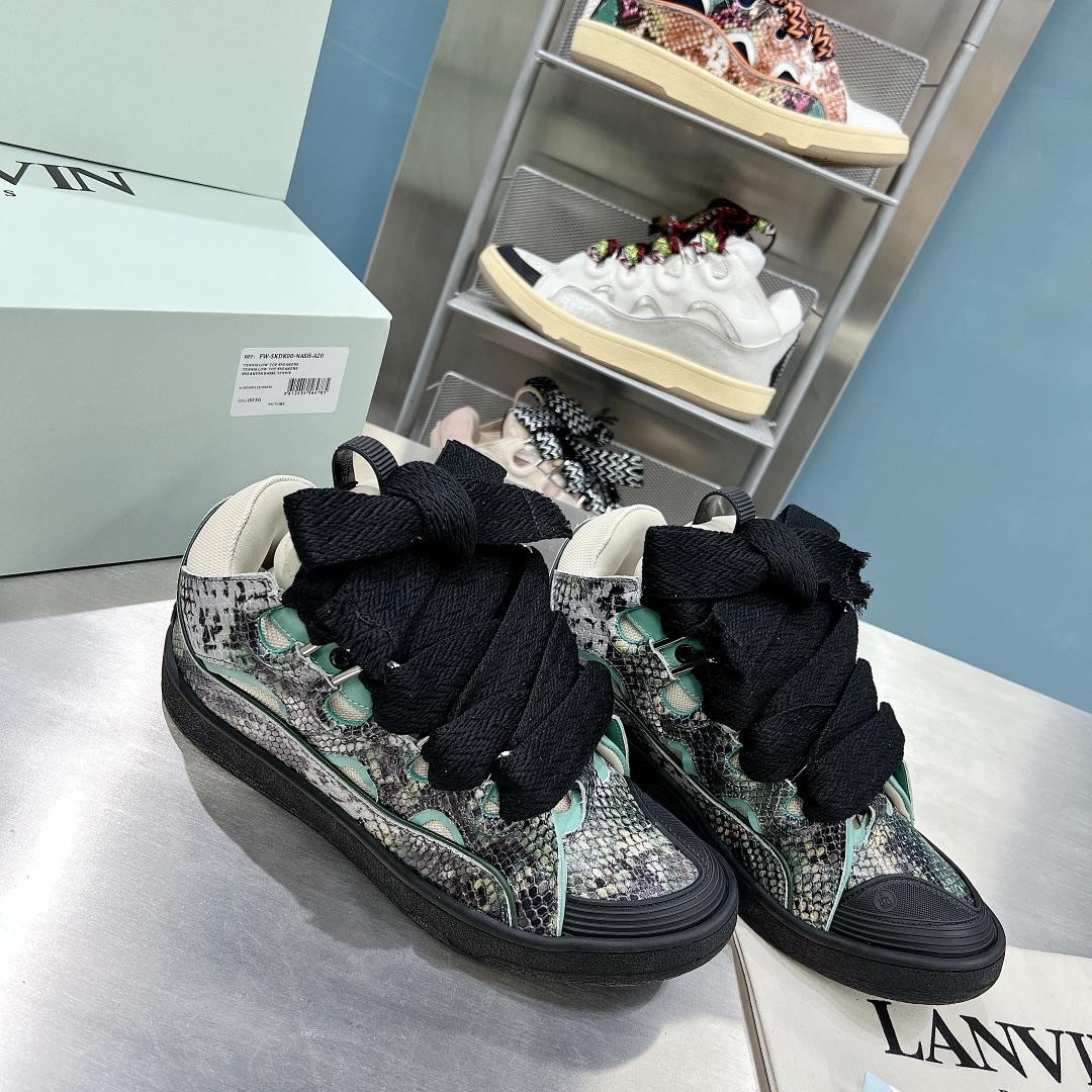 Lanvin Curb Low-Top Sneakers - EUR FASHION