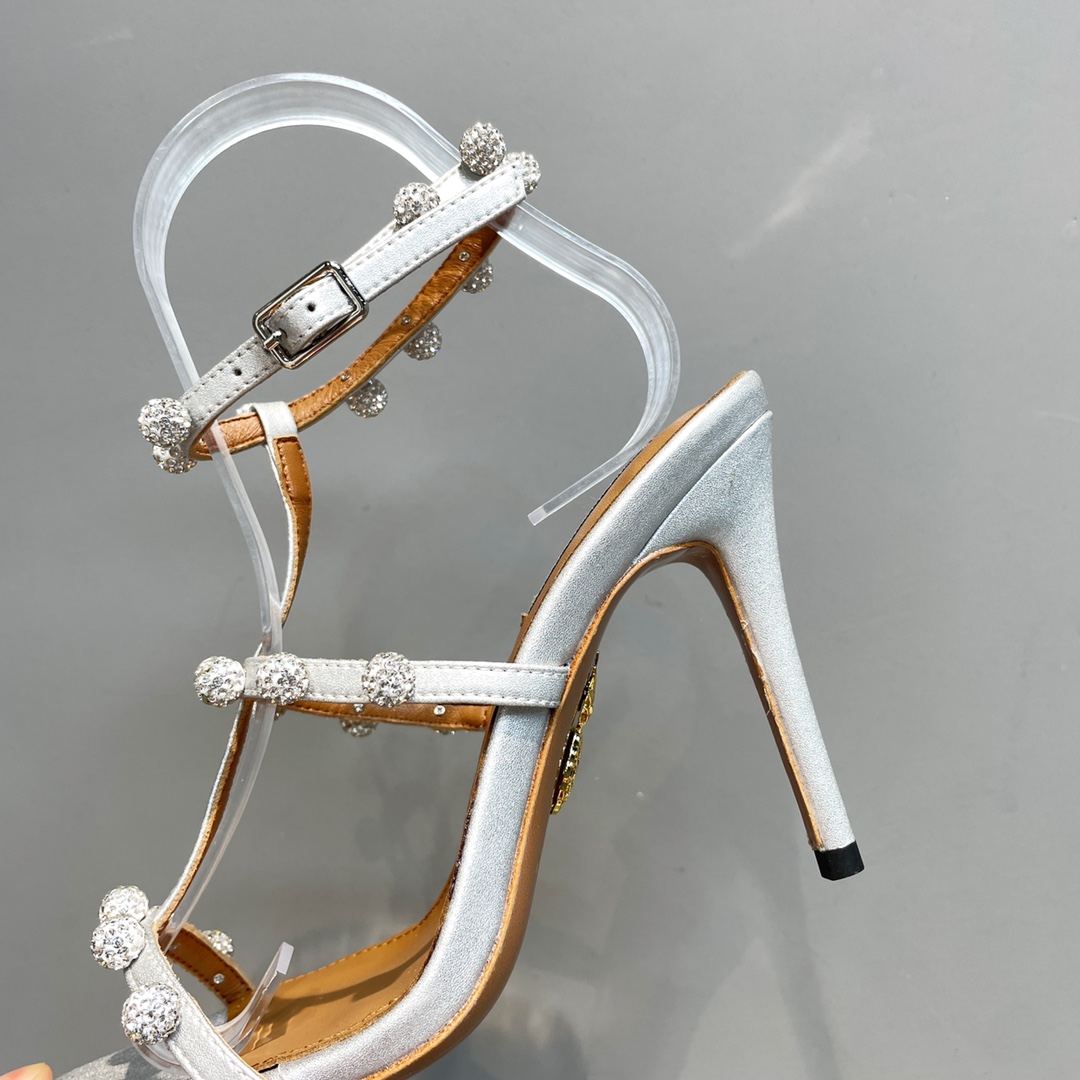 Aquazzura Cha Cha Cha Crystal Sandal  95 - EUR FASHION