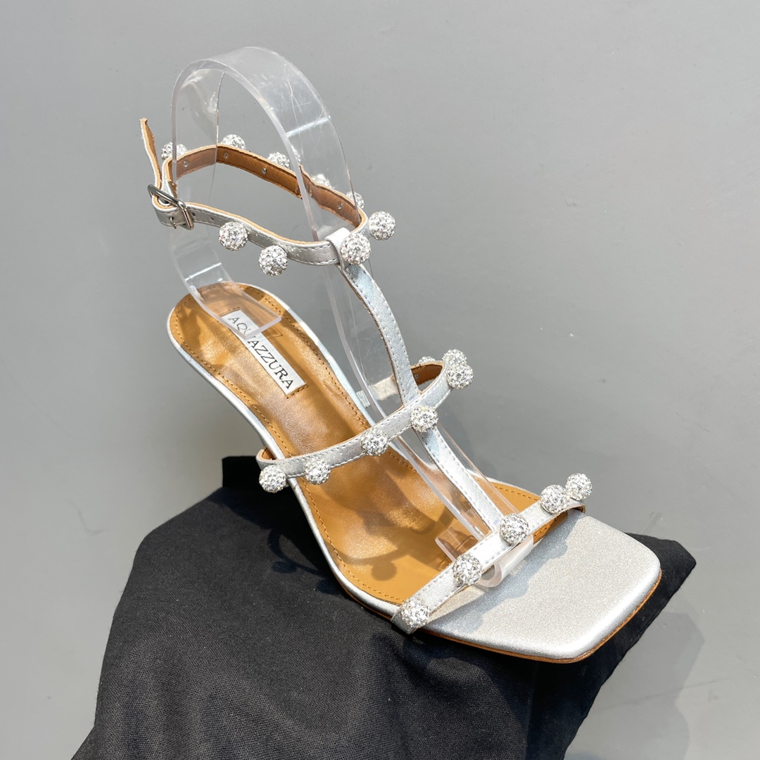 Aquazzura Cha Cha Cha Crystal Sandal  95 - EUR FASHION