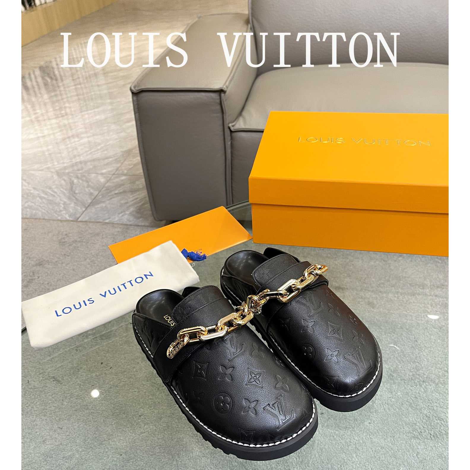 Louis Vuitton Lv Cosy Flat Comfort Clog        1AB3OS - EUR FASHION