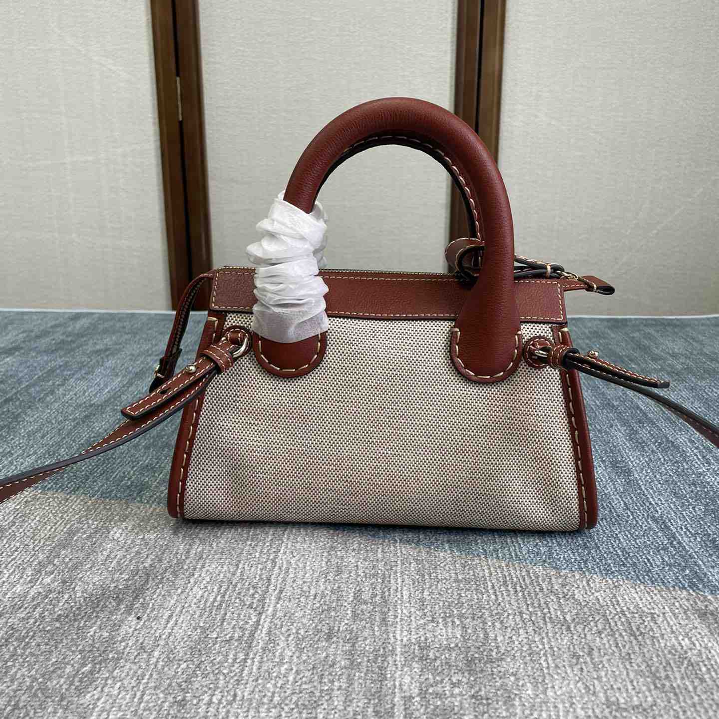 Chloe Edith Beige Brown Mini In Shoulder Bags(26.5-16-11cm) - EUR FASHION