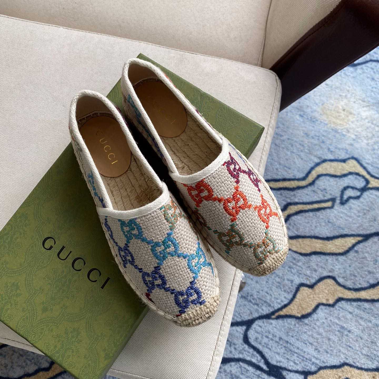 Gucci GG Jacquard Espadrilles - EUR FASHION