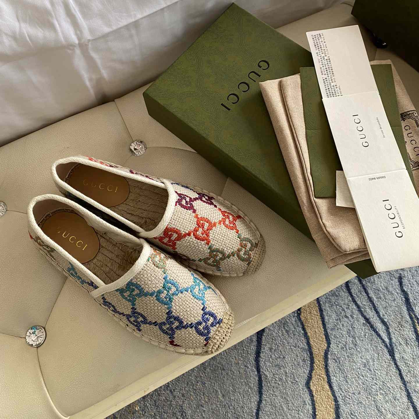 Gucci GG Jacquard Espadrilles - EUR FASHION