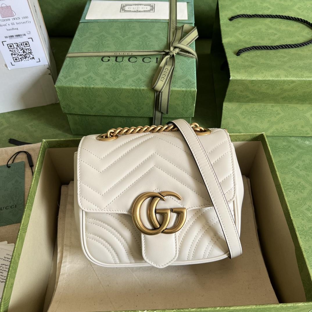 Gucci GG Marmont Mini Shoulder Bag(18-13.5-8cm) - EUR FASHION