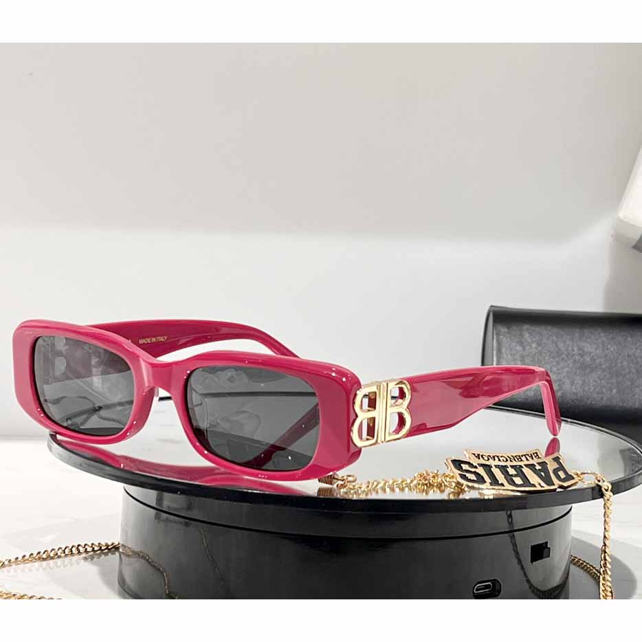 Balenciaga Dynasty Rectangle Acetate Sunglasses - EUR FASHION