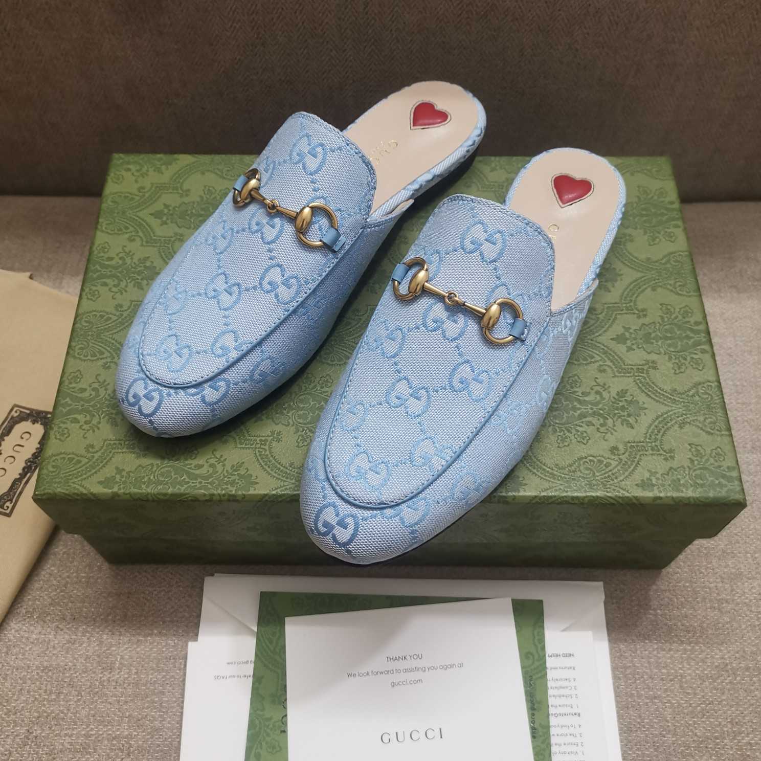 Gucci Women's Princetown GG slipper - EUR FASHION
