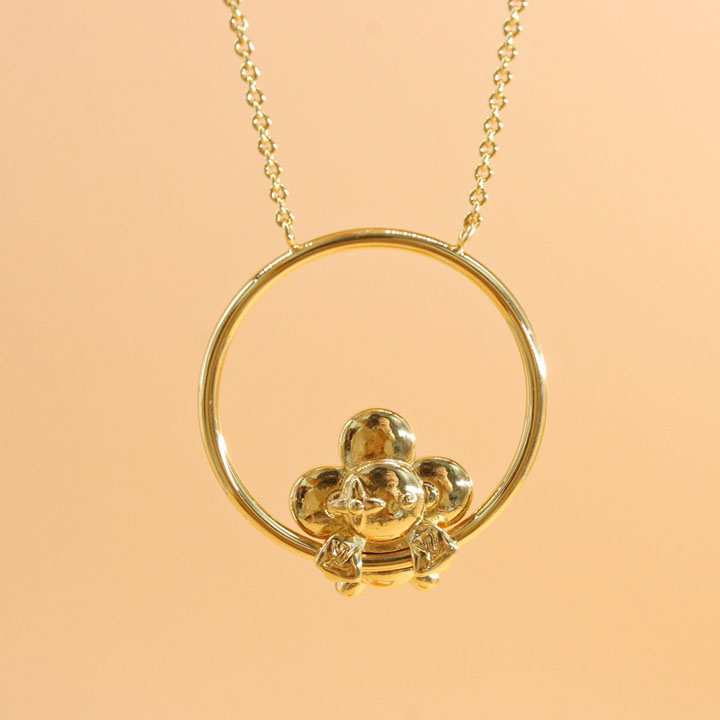 Louis Vuitton Vivienne Swinging  Necklace    M00799 - EUR FASHION